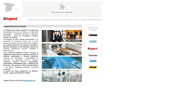 Desktop Screenshot of legrandgroup.es